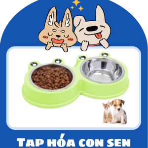 Bát Ăn Đôi Cho Thú Cưng – Tạp Hóa Con Sen