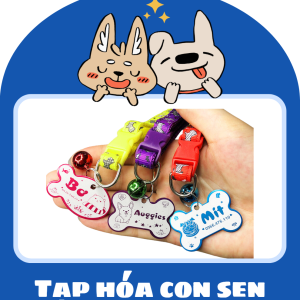 Thẻ Tên Cho Chó Mèo Vòng Cổ Cho Chó Mèo Handmade – Tạp Hóa Con Sen